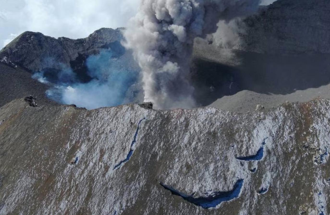 ¡Wow! Así se ve el cráter de Don Goyo